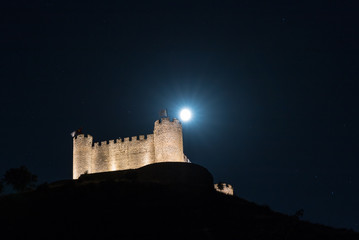Obraz premium castle in the light of the moon!