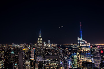 Fototapeta na wymiar Manhatten Skyline New York 