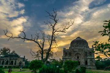 sunset at Lodhi garden