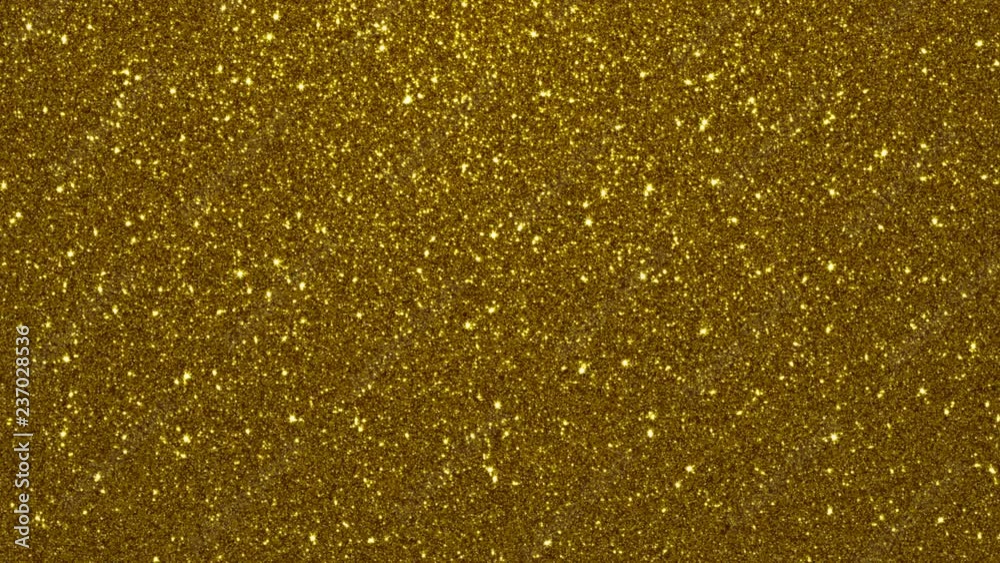 Wall mural golden glimmered seamless loop abstract motion background