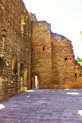 Fototapeta na wymiar châteaux fort des bords du rhones