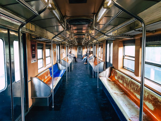 Fototapeta premium interior of the train