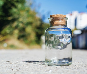 Contrast and Texture. Mixing Hard Asphalt and Smooth Glass for a Unique Photo Shoot Aesthetic