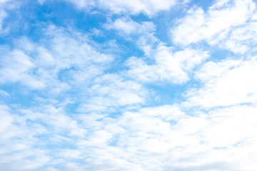 the sky in the clouds