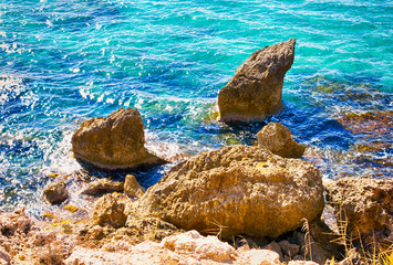 Beautiful sea and stones.