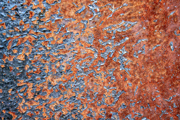 Rusty metal sheet, abstract background