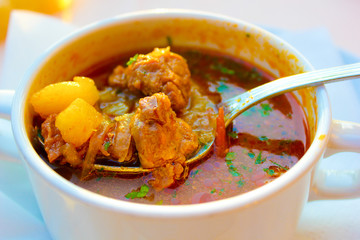 Ukraunian soup. Borshch