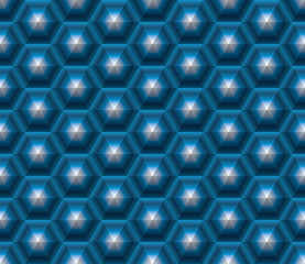 blues hexa tiles