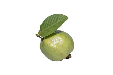 Guava isolated on white background