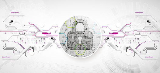 Secure digital space. Virtual confidential, programming protection.