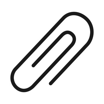 Paperclip Icon Outline Logo