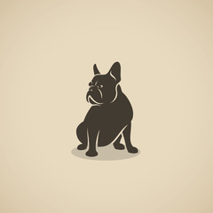 French bulldog icon