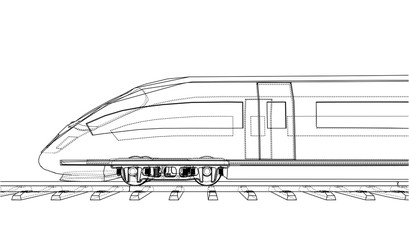 Modern speed train concept