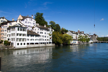 Zurigo, Svizzera. Vista sulla citt&agrave;.