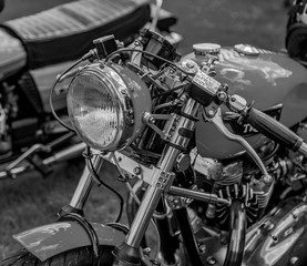 Fototapeta na wymiar Retro motorcycle