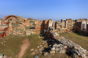Fototapeta premium Histria fortress ruins, Romania