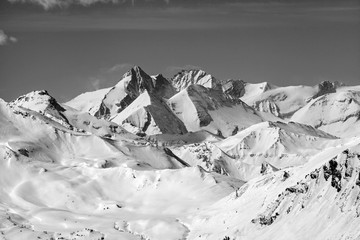 Der Groglockner Schwarz Wei 
