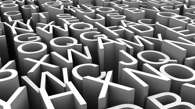Background of Letters
