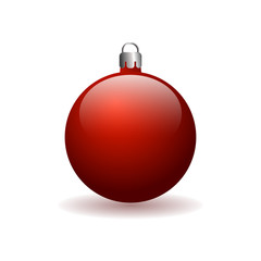 Red Christmas ball