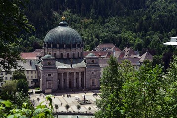 Fototapeta na wymiar Dome of St. Blasien in the Black Forest Germany