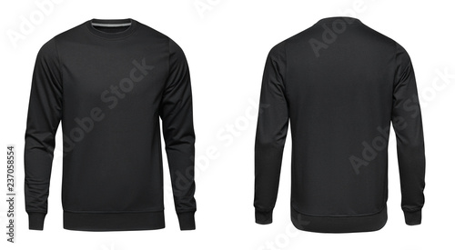 Download "Blank template mens black pullover long sleeve, front and ...