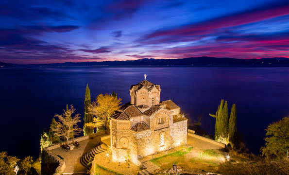 Ohrid at sunset