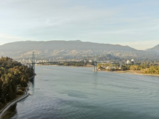 Fototapeta na wymiar Lion´s Gate Bridge, Vancouver