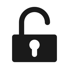 Lock Icon Logo - Simple Locked