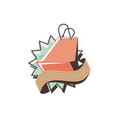 shopping bag paper frame