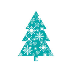 The symbol of the new year is a big beautiful green Christmas tree decorated area with cute handmade toys.