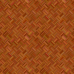 Brown geometric diagonal striped square mosaic pattern background - repeating illustration