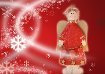 Christmas postcard collage