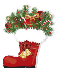 gefüllter Nikolaus -Stiefel