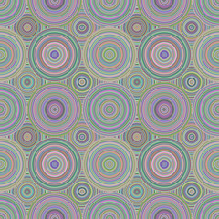 Geometric circle mosaic pattern background - seamless graphic design