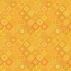 Orange abstract diagonal square mosaic pattern background - seamless design