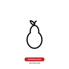 Pear vector icon