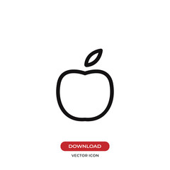 Apple vector icon