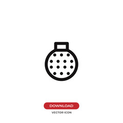 Christmas ball vector icon