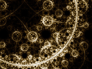 surreal futuristic digital 3d design art abstract background fractal illustration for meditation and decoration wallpaper