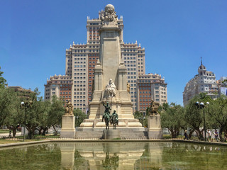 Cervantes, Don Quixote and Sancho Panza