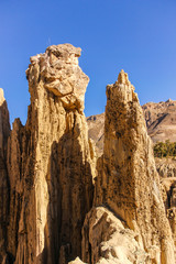 City of La Paz, Bolivia. Valley of the moon