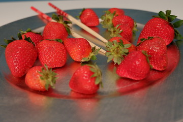 Fresas y tomates cherry