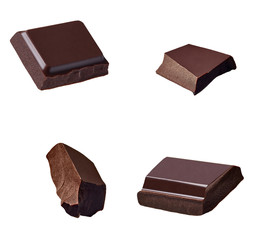chocolate piece sweet food dessert falling