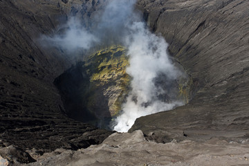 Bromo inside crater view