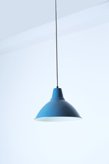 Modern hanging lamp, isolated on white. Idea for interior design
