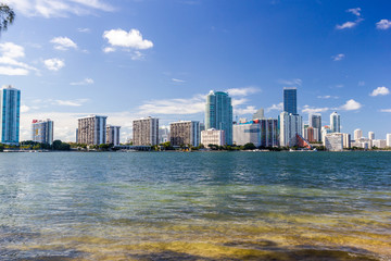 Fototapeta premium Skyline Miami Beach