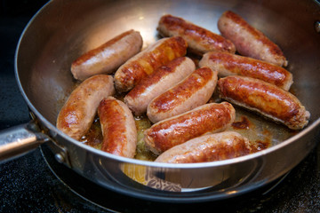 Cooking Italian Sausage Pan