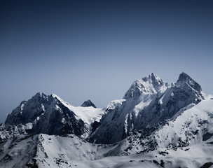 Obraz premium Ushba mountain