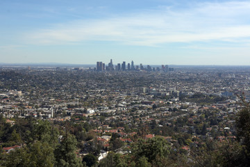 Fototapeta na wymiar Los Angeles Blick über die Stadt