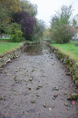 drought, empty river bed